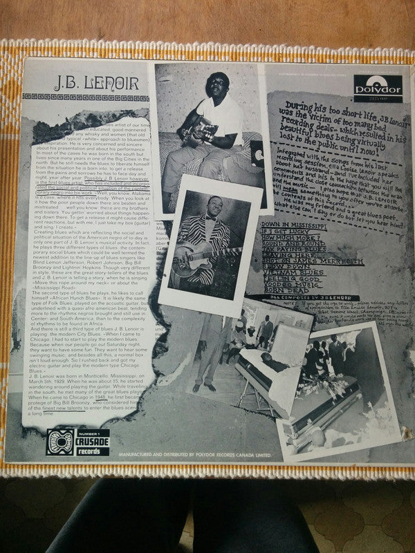 J.B. LENOIR CD COMPLETE BLUES ALABAMA BLUES [UK J.B. LENOIR CD COMPLETE BLUES ALABAMA BLUES [UK