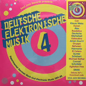 V/A - Deutsche Elektronische Musik 4 3xLP (Vinyle neuf/New LP)